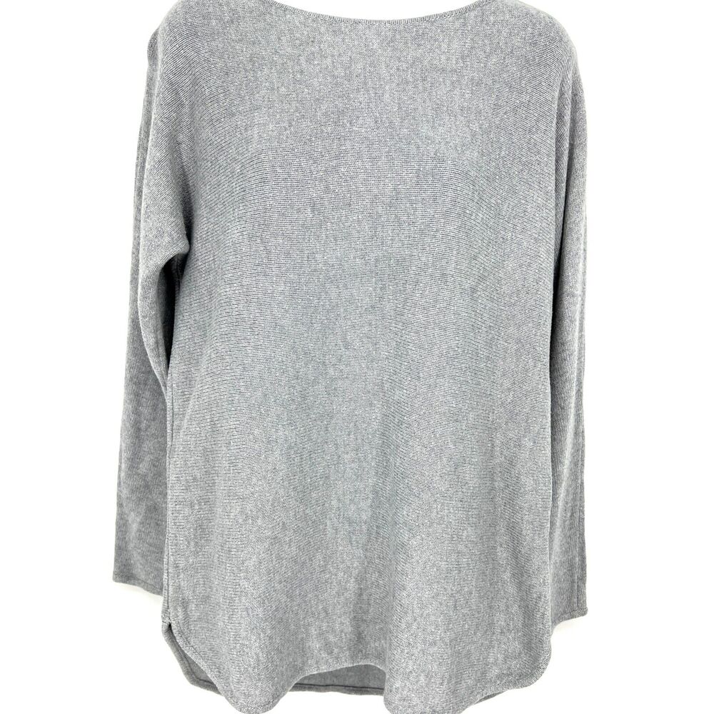 Michael Kors Gray Sweater Tunic Back Zipper Size S